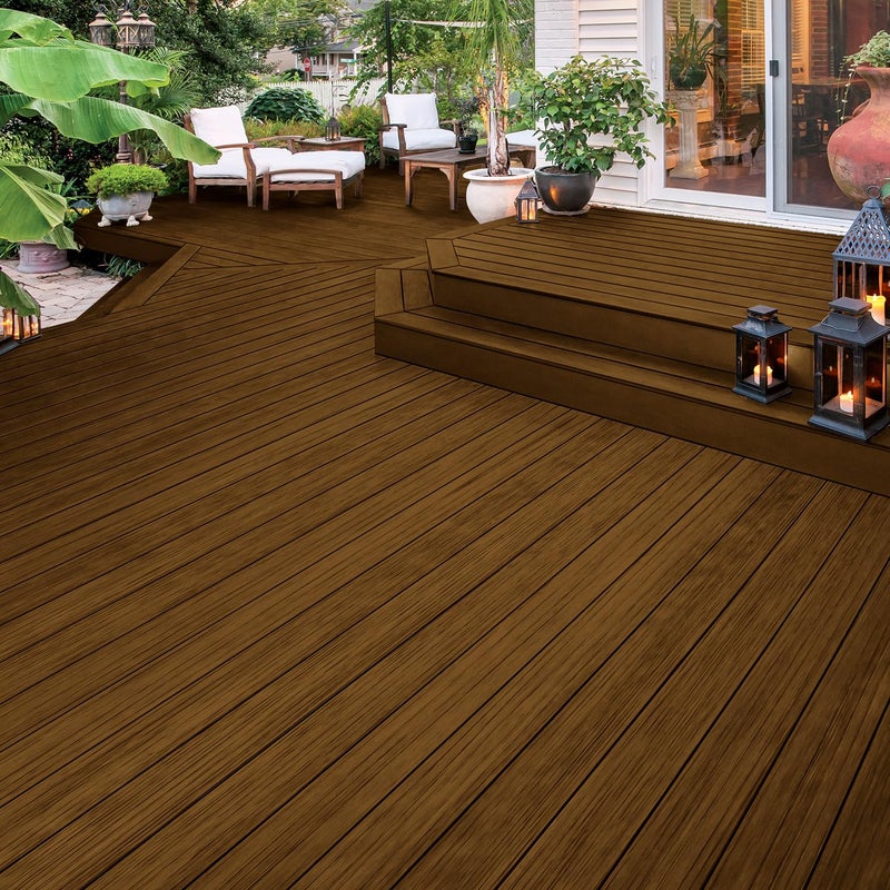Olympic Maximum 1 gal. Canyon Brown Transparent Exterior Stain and Sealer in One Low VOC - Image 2